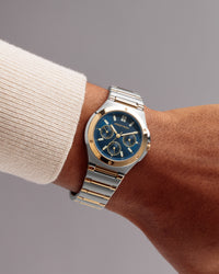 Thumbnail for Parker™ | 38mm, Two-Tone Gold & Silver/Navy-Men-Armitron