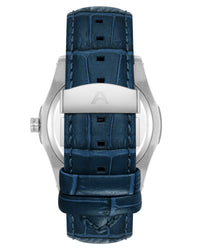 Thumbnail for Skeleton™ | 42mm, Navy/Silver-Men-Armitron
