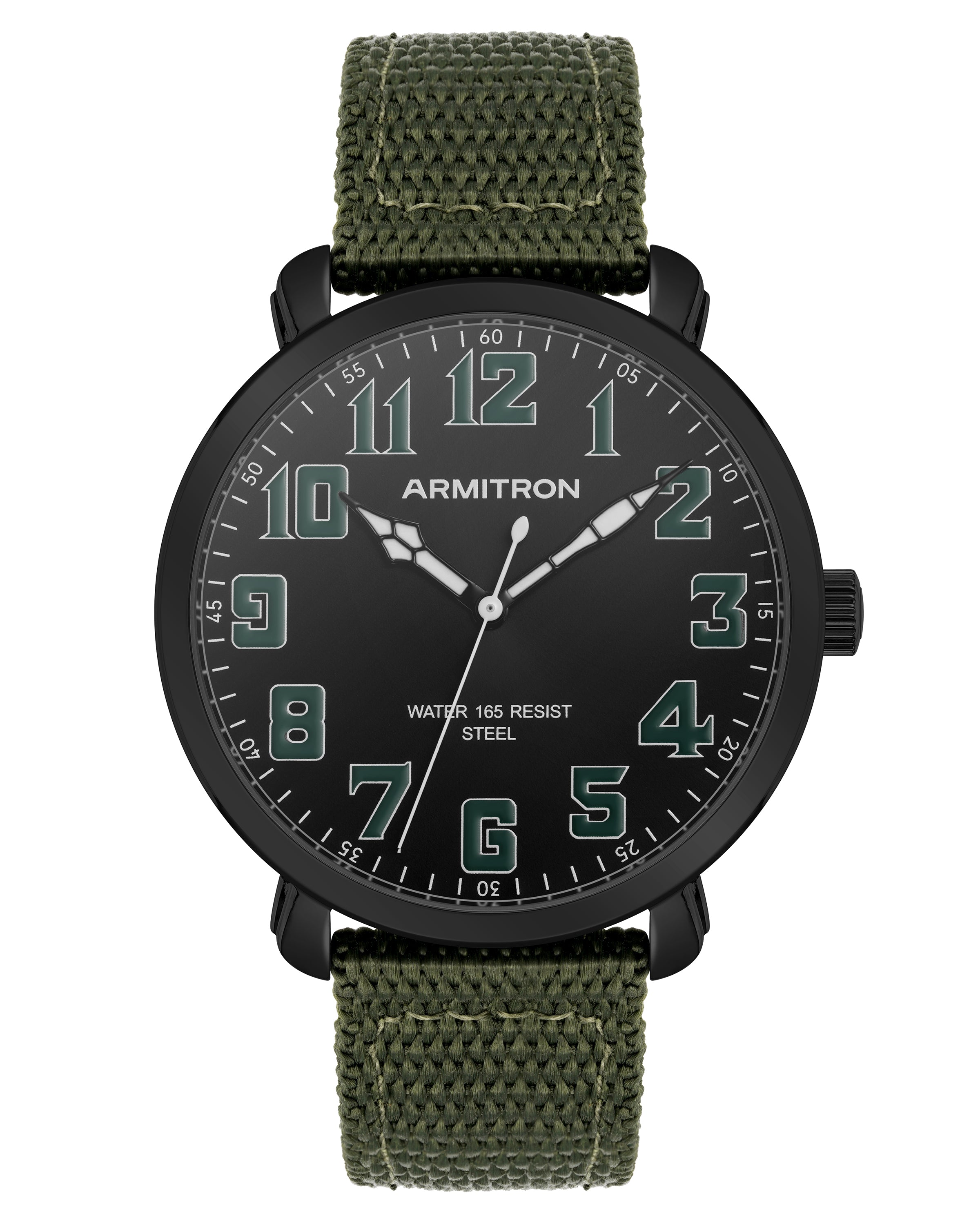 Campbell™ | 42mm, Black-Men-Armitron