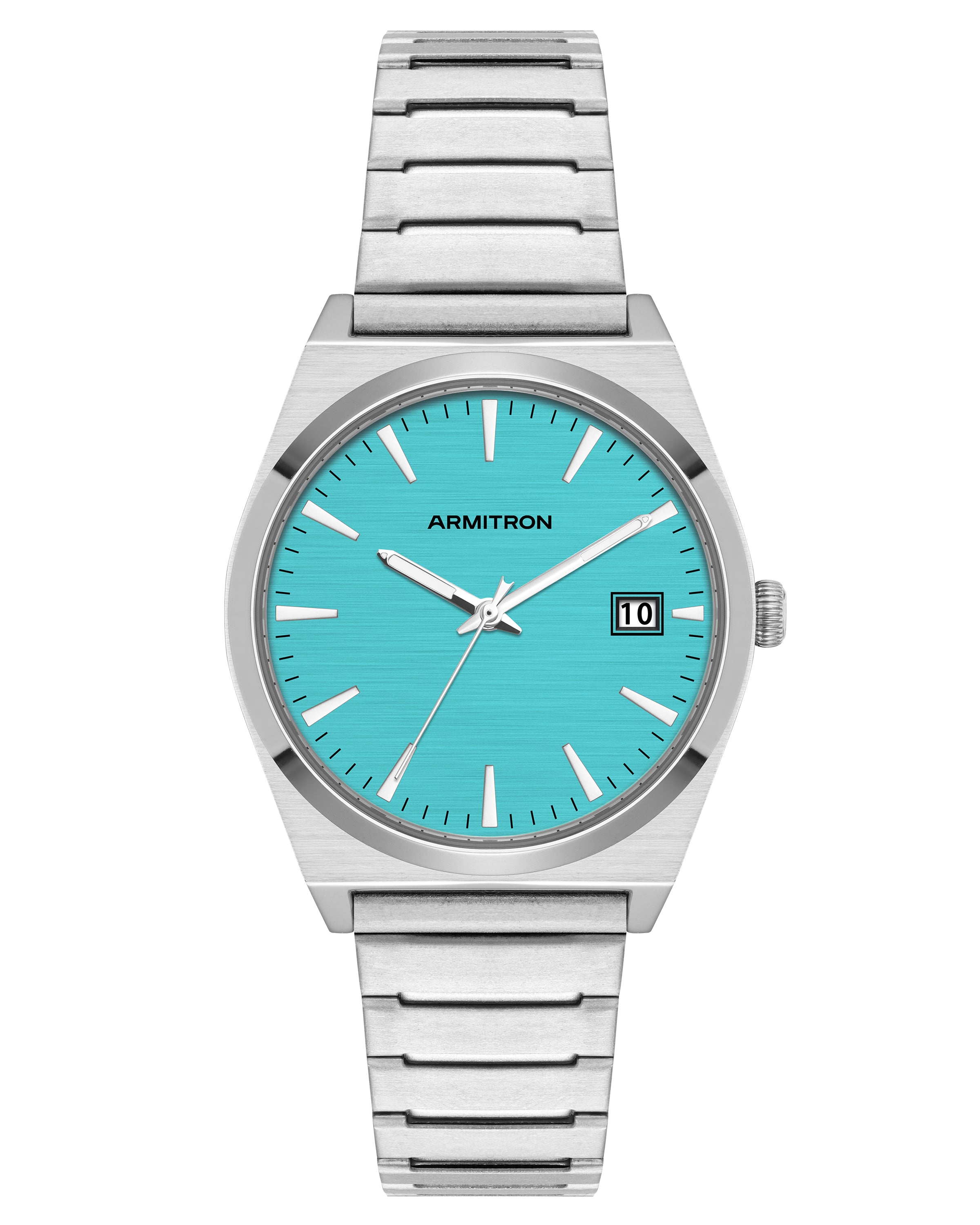 1975™ | 34.5mm, Aqua/Silver-Women-Armitron