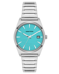 Thumbnail for 1975™ | 34.5mm, Aqua/Silver-Women-Armitron