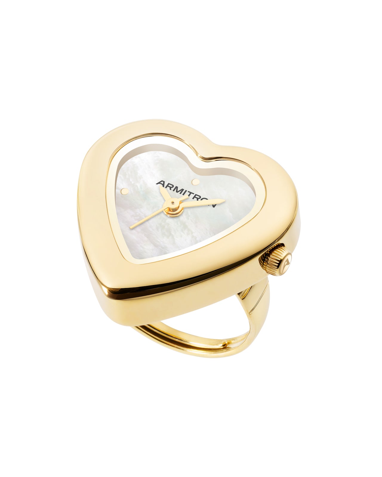 Heart Ring™ | 22mm, Gold, Mother-of-Pearl-Accessories-Armitron