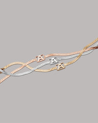 Thumbnail for Herringbone & Logo Bracelet™ | Rose Gold-Accessories-Armitron
