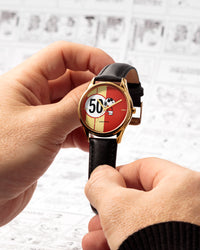 Thumbnail for Armitron x Peanuts: Golden Cool | 36mm, Peanuts Black/Gold/Red-Men-Armitron