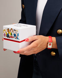 Thumbnail for Armitron x Peanuts: The Lookout | 36mm, Peanuts Red/Gold-Men-Armitron