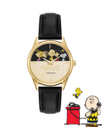 Thumbnail for Armitron x Peanuts: The Lineup | 36mm, Peanuts Black/Gold-Men-Armitron