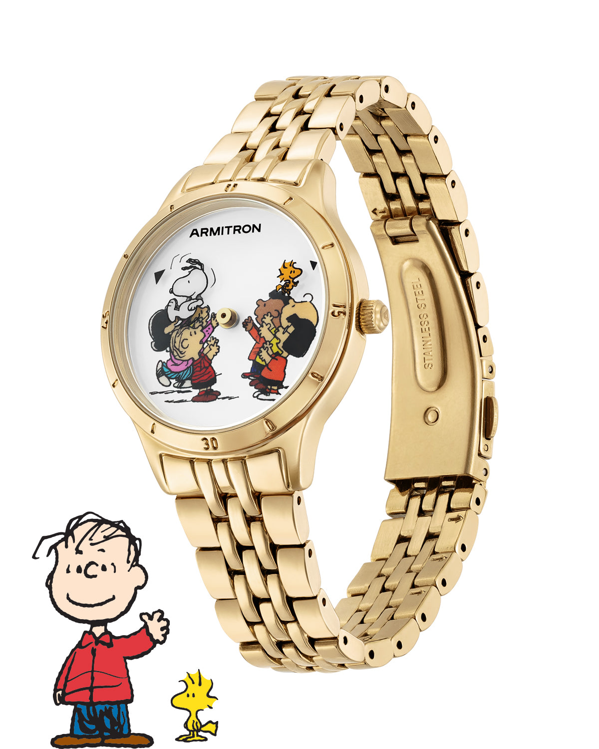 Armitron x Peanuts: Time to Celebrate | 34mm, Peanuts Gold-Women-Armitron