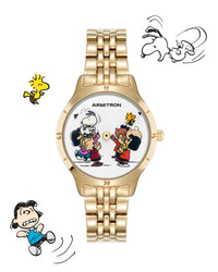 Thumbnail for Armitron x Peanuts: Time to Celebrate | 34mm, Peanuts Gold-Women-Armitron