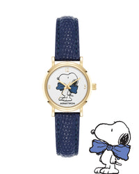 Thumbnail for Armitron x Peanuts: Dressed to the Nines | 24mm, Peanuts Navy/Gold-Women-Armitron