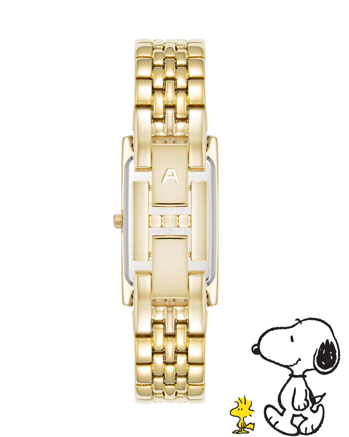 Armitron x Peanuts: Golden Hour | 20mm, Peanuts Gold/Black-Women-Armitron