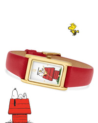 Thumbnail for Armitron x Peanuts: The Lookout | 36mm, Peanuts Red/Gold-Men-Armitron