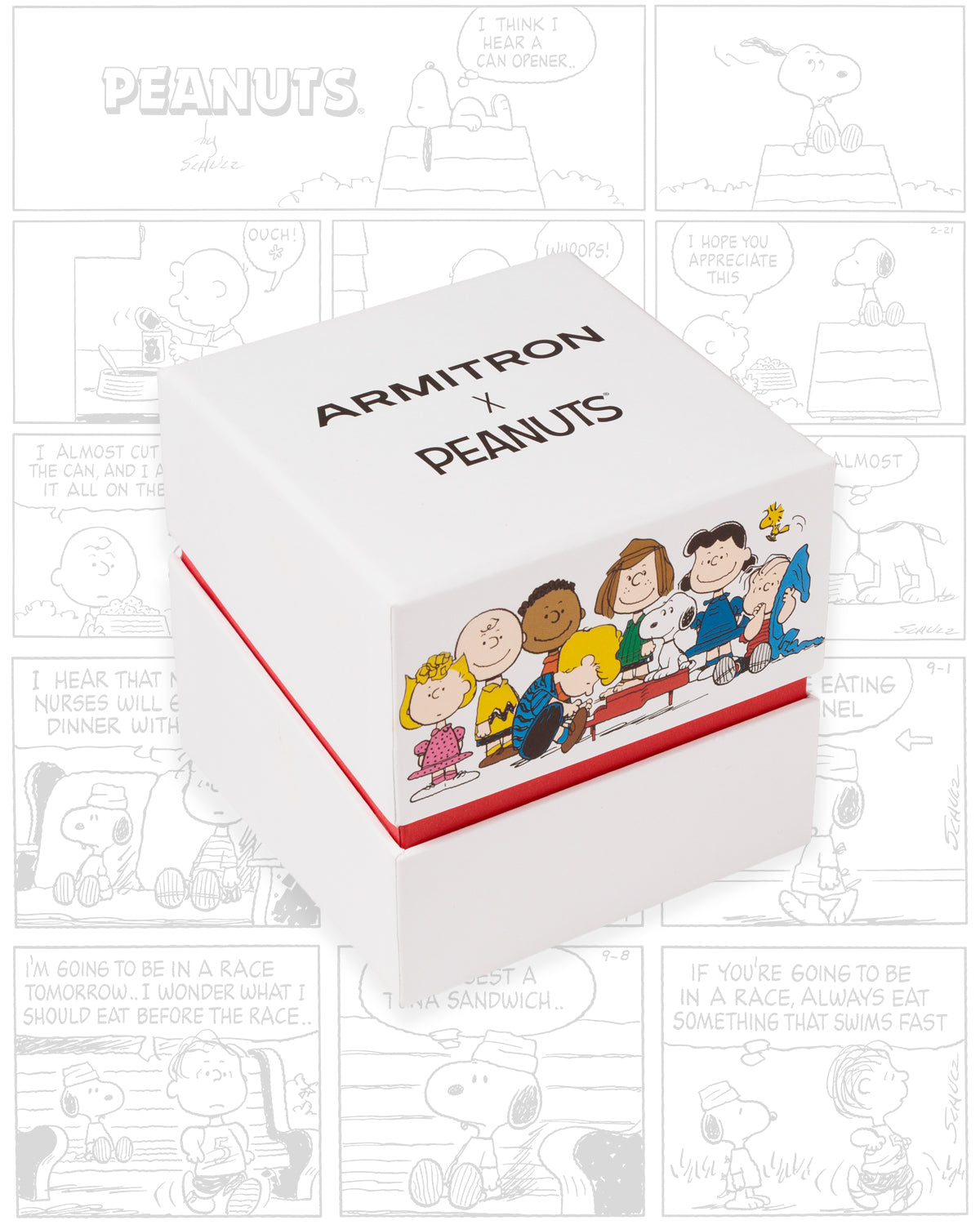 Armitron x Peanuts: The Hug | 24.5mm, Peanuts Two-Tone Gold/Silver-Women-Armitron