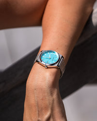 Thumbnail for 1975™ | 34.5mm, Aqua/Silver-Women-Armitron