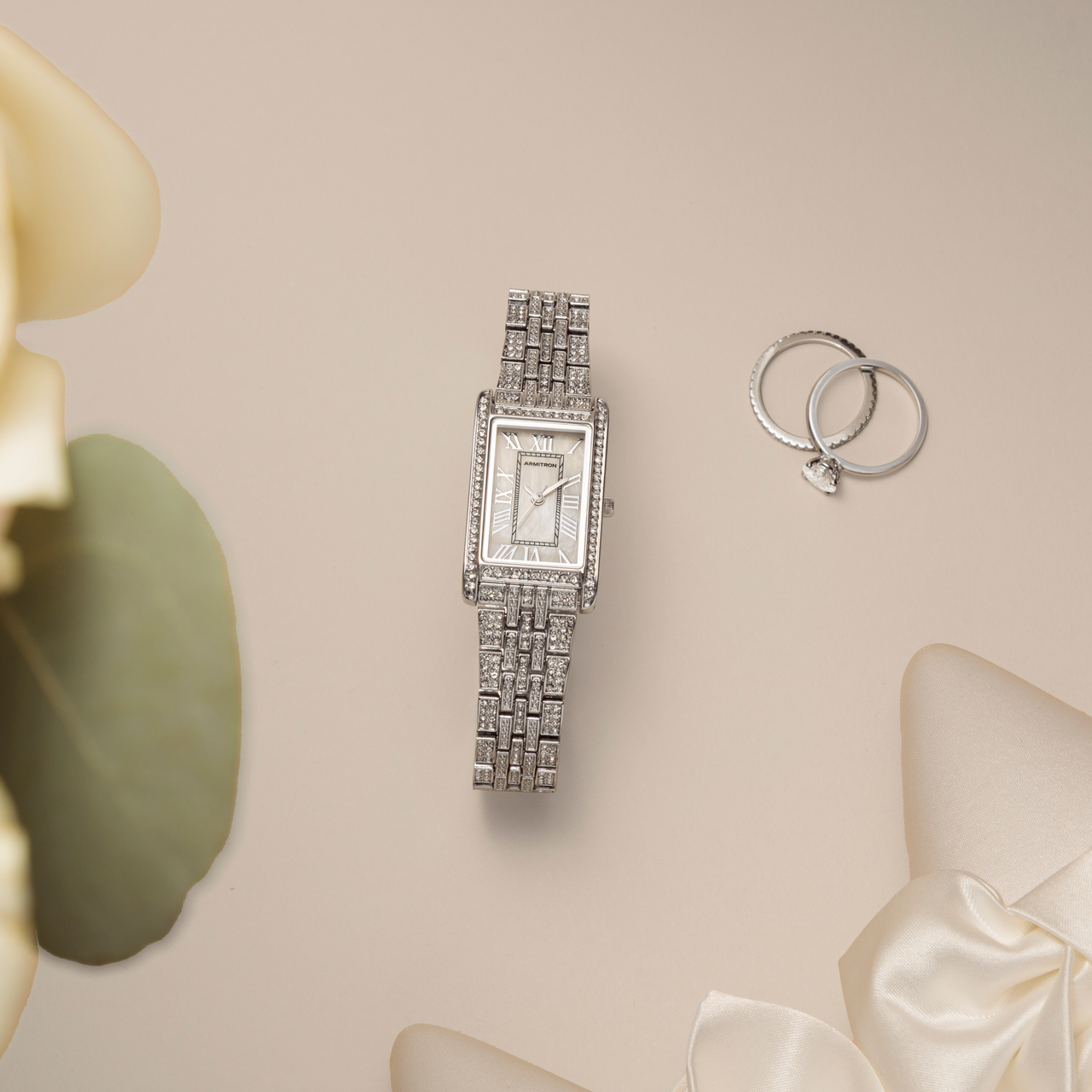 Taylor™ | 20mm, Silver-Women-Armitron