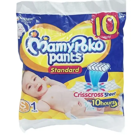 Mamy Poko Pants (Pack of 6) Comfortable & Absorbent Baby Diapers   