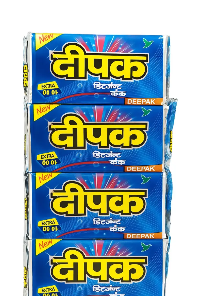 Deepak Detergent Cake (230g, Pack of 6) Powerful Stain Removal & Long-Lasting Freshness
