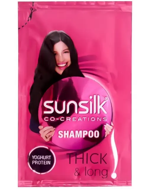 Sunsilk Stunning Black Shine Shampoo, 5.5ml Sachet (16 Pieces)