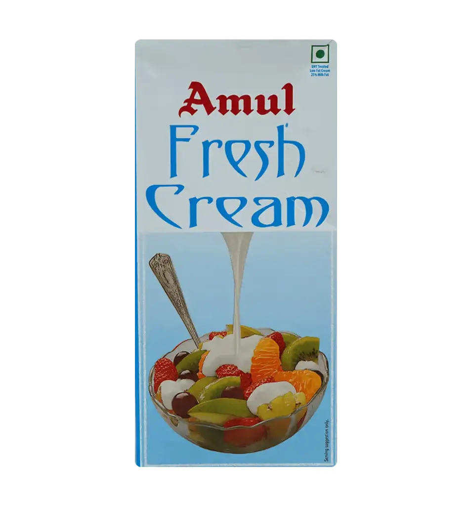 Amul Fresh Cream 1L – Smooth & Versatile Dairy