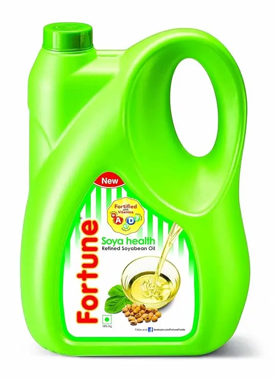 Fortune Refined Soybean Oil 5L – Healthy & Nutritious Cooking Oil