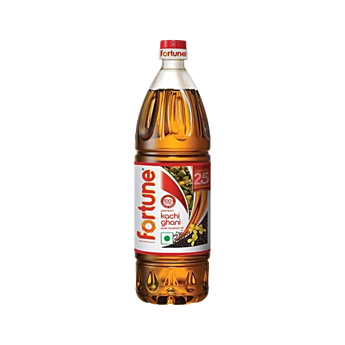 Fortune Kachi Ghani Pure Mustard Oil – Authentic & Aromatic Cooking Oil (1L)