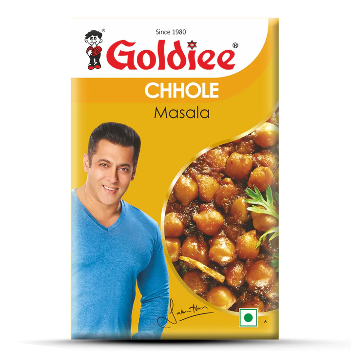 Goldiee Chhole Masala (10g) Authentic Blend for Perfect Chhole Curry 