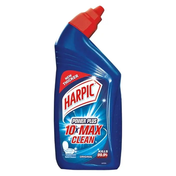 Harpic Power Plus Toilet Cleaner – 99.9% Germ Kill & Deep Cleaning