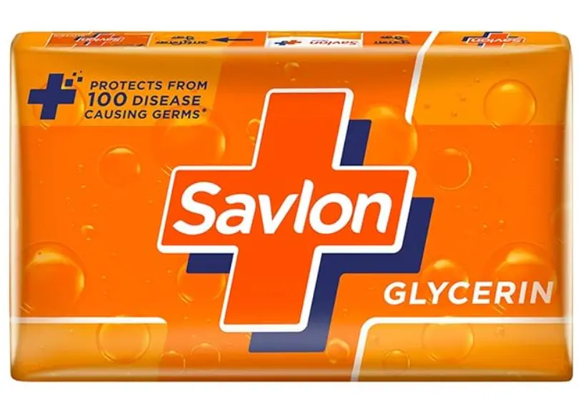 Savlon Glycerin Germ Protection Bathing Soap Bar (45g-Pack of 4)