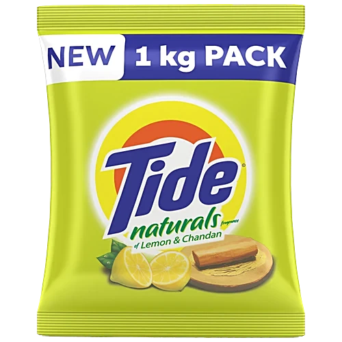 Tide Naturals Detergent Washing Powder – Lemon & Chandan (1kg )