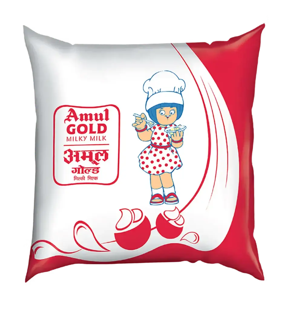 Amul Gold Full Cream Milk – Rich & Creamy Freshness (500ml)