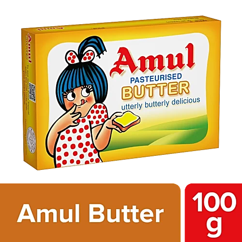 Amul Pasteurised Butter – Utterly Butterly Delicious (100g)