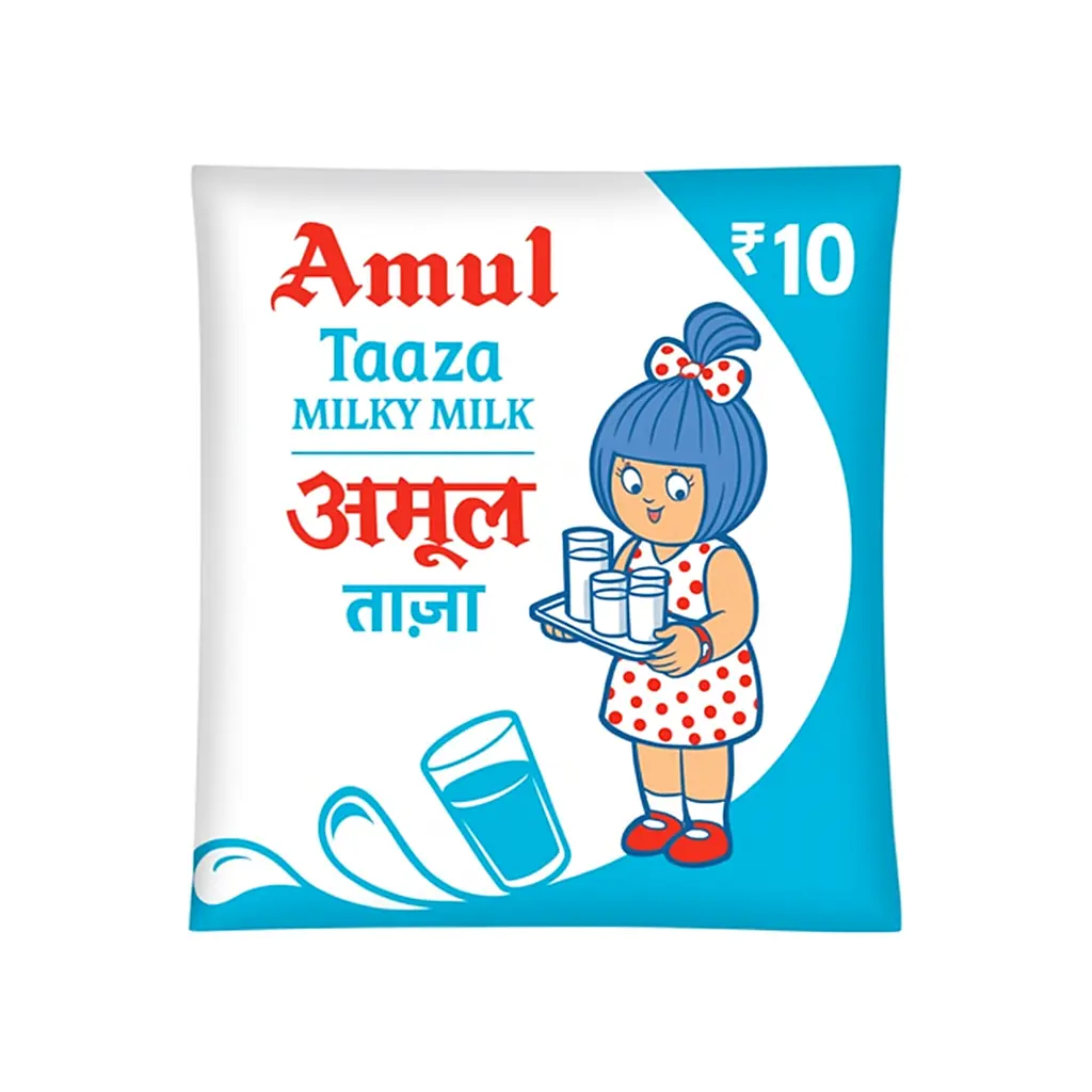 Amul Taaza Toned Milk – Fresh & Nutritious (170ml)