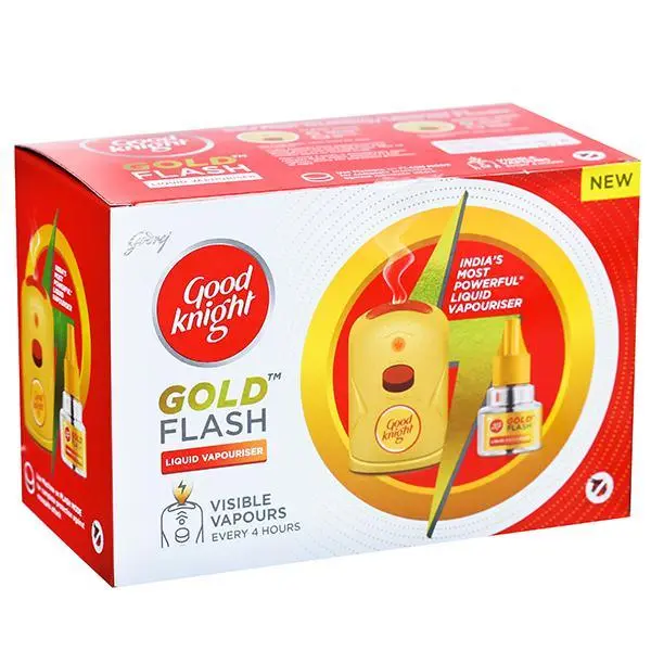Good Knight Gold Flash – Mosquito Protection Machine + Refill Combo (45ml)