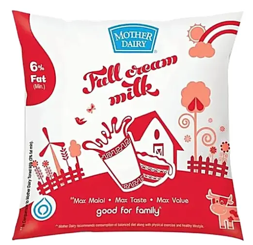 Mother Dairy Full Cream Milk (500ml)