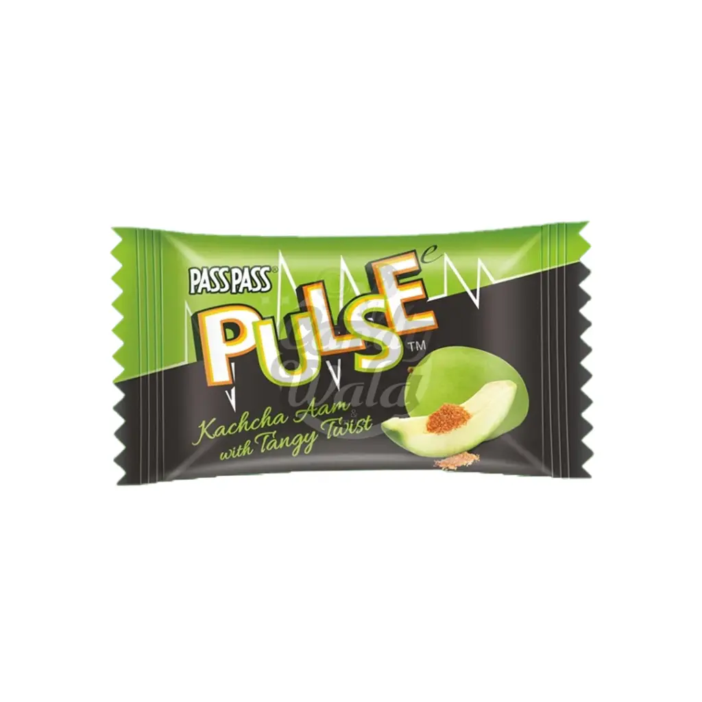 Pulse Candy | Tangy Masala Hard-Boiled Candy | Assorted Flavors (12 Pieces)