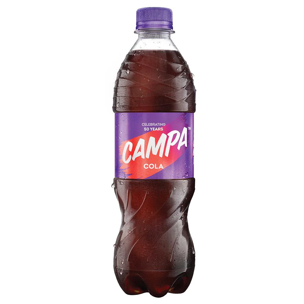 Campa Black Cola Drink - Bold Cola Flavour | Refreshing Carbonated Beverage (500ml)
