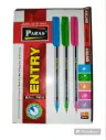 Paras Entry Ball Pen | 0.7mm Tip | Black Ink | Smooth & Reliable Writing for School, Office & Home (Pack of 20) 