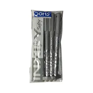 DOMS Inxify Ball Pens – Pack of 5  0.7mm Needle Tip Smooth Writing LV Ink Technology Comfortable Grip  Fade-Resistant Ink 