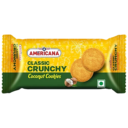 Americana Coconut Crunch Cookies – Tropical Flavor in Every Bite (64 g)