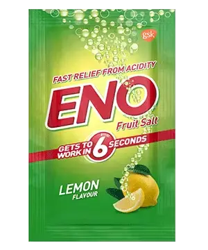 Eno Lemon Flavour Fruit Salt – Instant Relief from Acidity 
