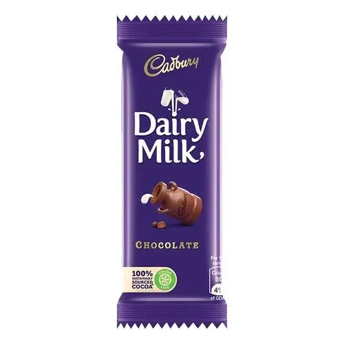 Cadbury Dairy Milk Chocolate Bar – 11g x 2, Classic Milk Treat for Everyday Moments