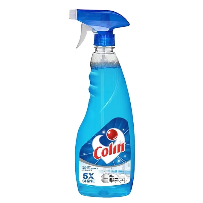 Colin Glass & Surface Cleaner Spray - 500ml  #1 Multi-Surface Shine Booster for Car, Kitchen & Home  Streak-Free Cleaning with Vinegar Power 