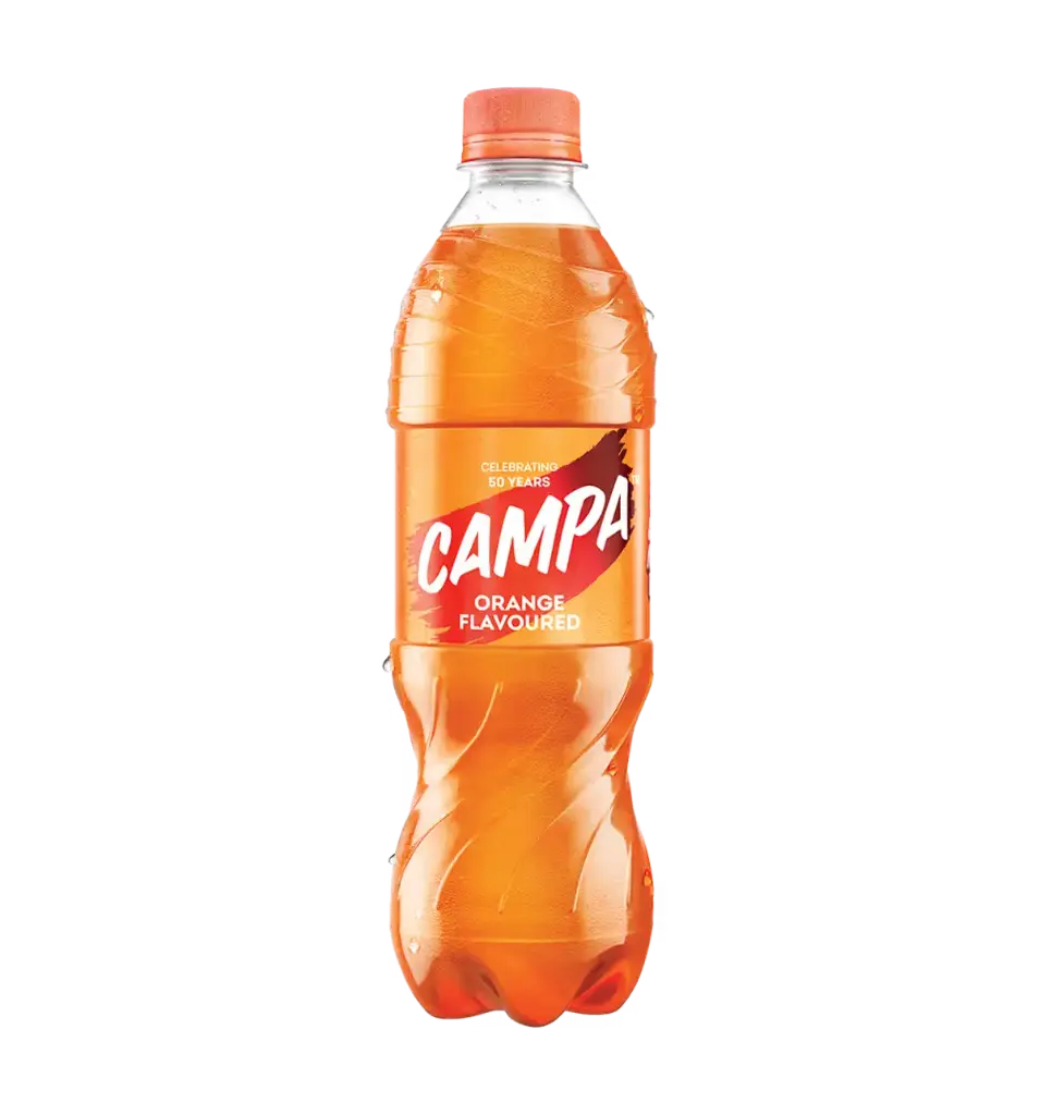 Campa Orange Soft Drink – 500ml  Fizzy Citrus Refreshment  Classic Indian Beverage