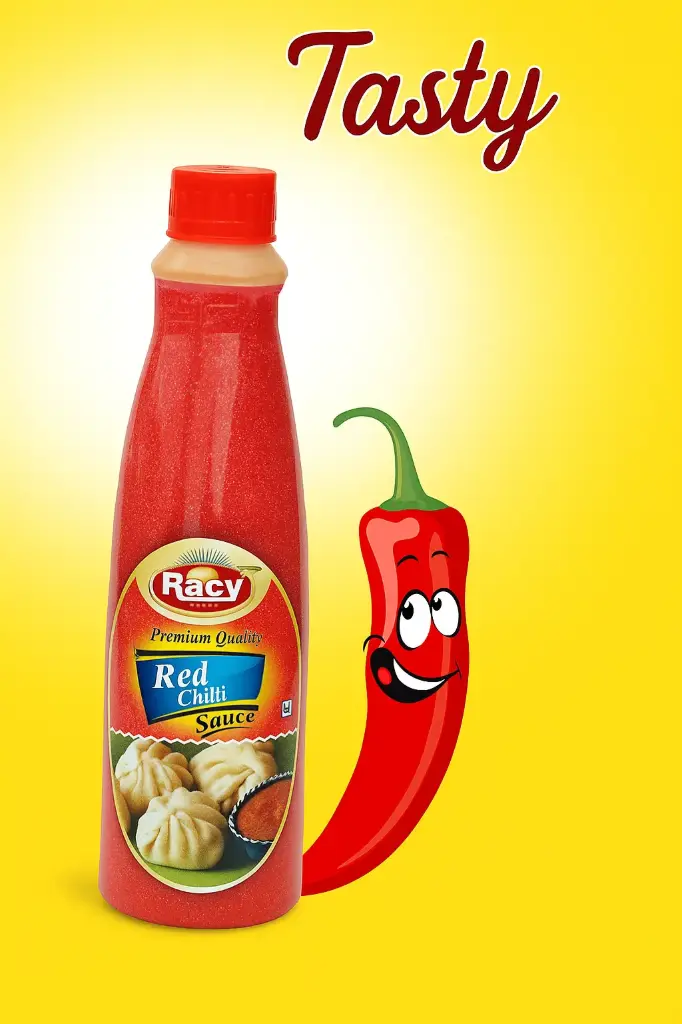 Racy Red Chilli Sauce – 650g  Spicy & Tangy  Perfect for Momos, Noodles, Fried Rice & Dips 