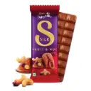 Cadbury Dairy Milk Silk Fruit & Nut Chocolate Bar – 58.5g  Smooth & Creamy Milk Chocolate with Almonds & Raisins  Premium Gifting & Indulgent Trea 