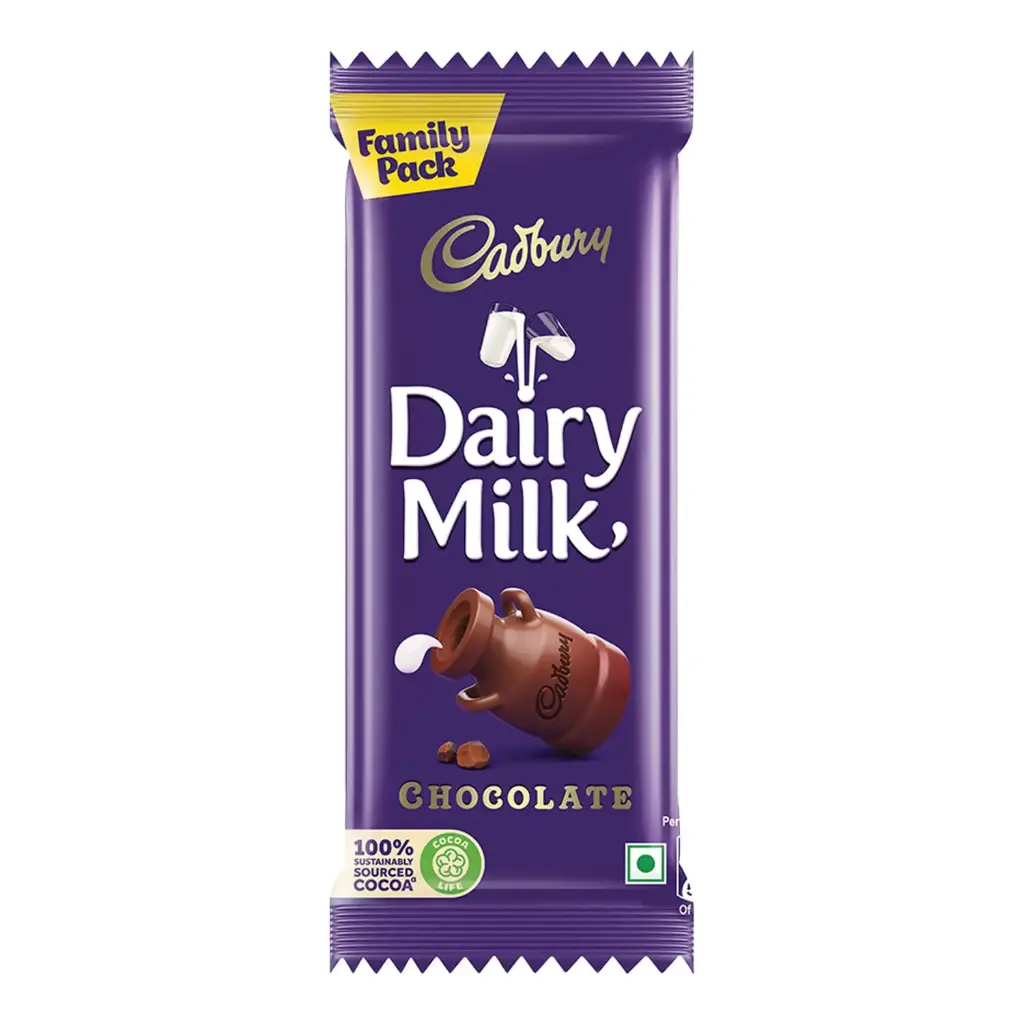 Cadbury Dairy Milk Chocolate Family Pack – 105g  Rich & Creamy Milk Chocolate  Perfect for Sharing, Gifting & Everyday Indulgence 