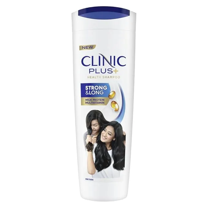 Clinic Plus Strong & Long Health Shampoo | Strength & Nourishment for Healthy Hair (175ml)