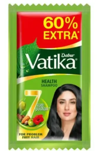 Vatika Naturals Spanish Garlic Shampoo, 6.24ml Sachet (16 Pieces)