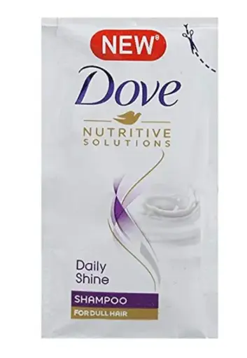 Dove Daily Shine Shampoo, 5ml Sachet (16 Pieces)