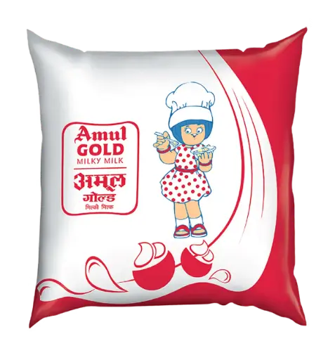 Amul Gold Full Cream Milk – Rich & Creamy Freshness (500ml)