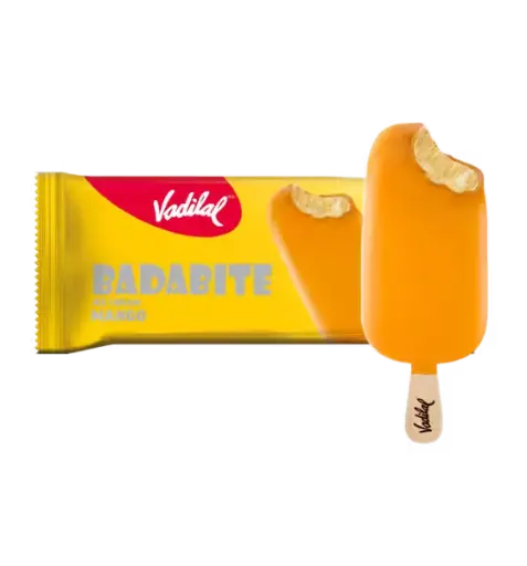 Vadilal Badabite Ice Cream Stick | Premium Chocolate-Coated Dessert with Creamy Core